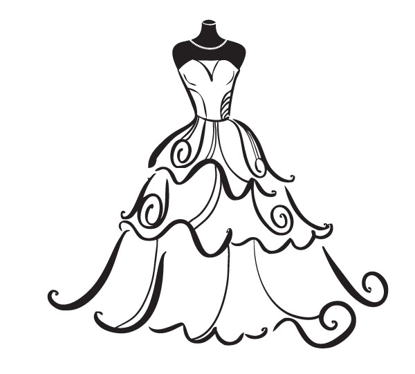 Free Bridal Shower Clipart Black And White, Download Free.