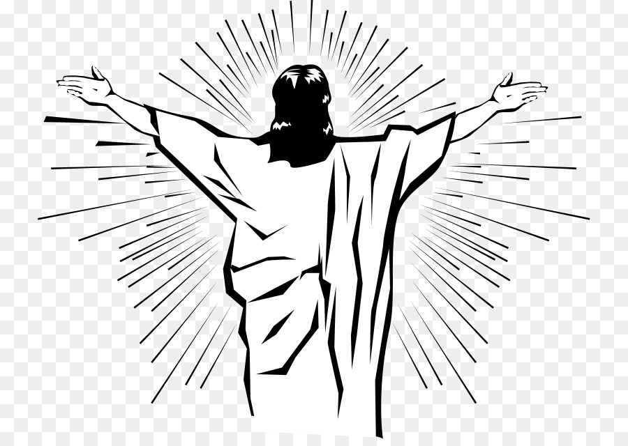 Black White Png Of Jesus & Free Black White Of Jesus.png.