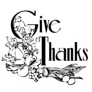 Religious Thanksgiving Clipart Black And White.