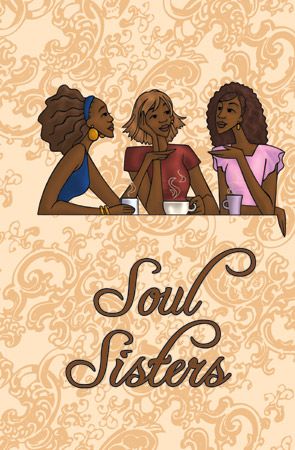African American Sisters Clip Art.