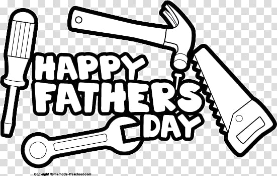 Father\\\'s Day Black and white , father\\\'s day transparent.