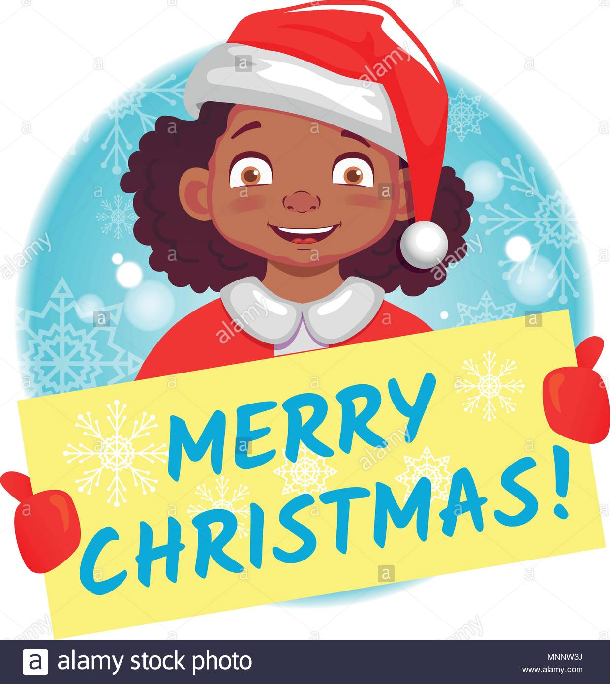 African American Merry Christmas Clip Art