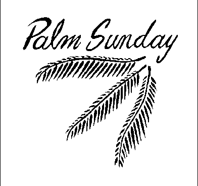 Free Palm Sunday Black And White, Download Free Clip Art.