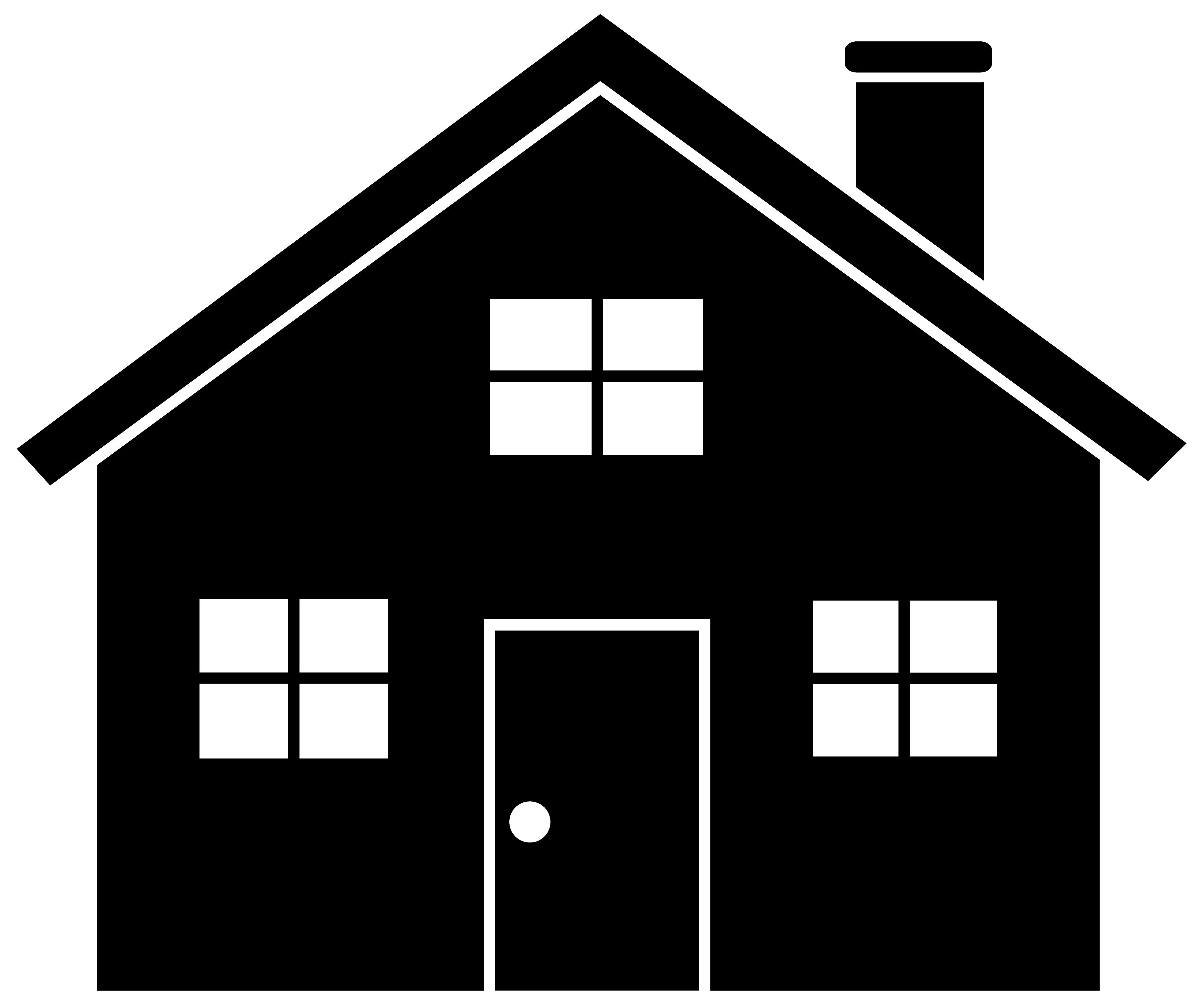 image of house Black Background Graphics.