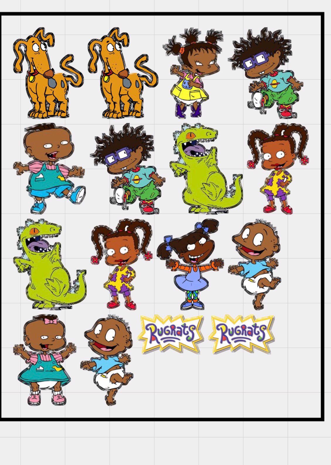 African American Rugrats Rugrats Afro American Clip A - vrogue.co