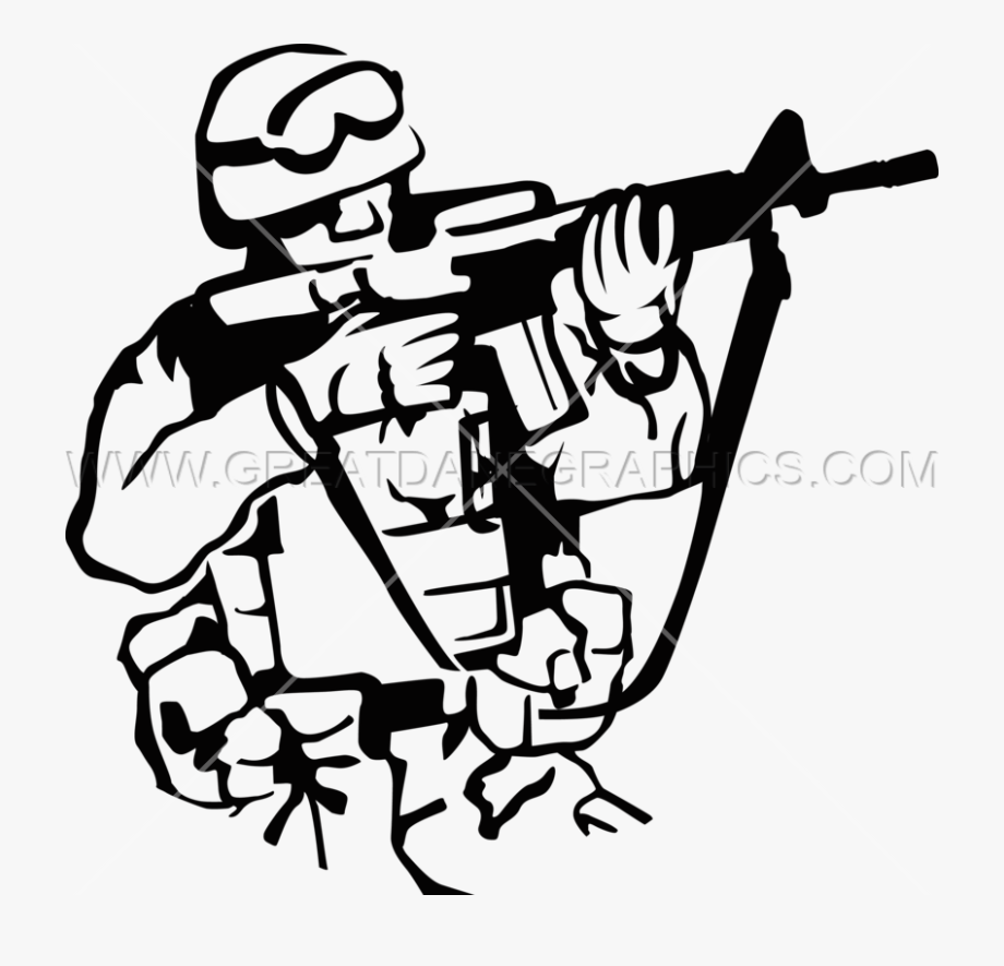 American Soldier Drawing At Getdrawings.
