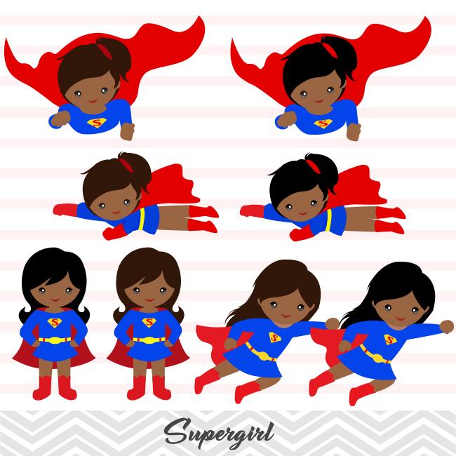 African American Supergirl Clipart Free Cliparts Download Images On Clipground