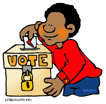 1615 Voting free clipart.
