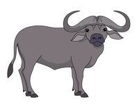 African buffalo clipart.