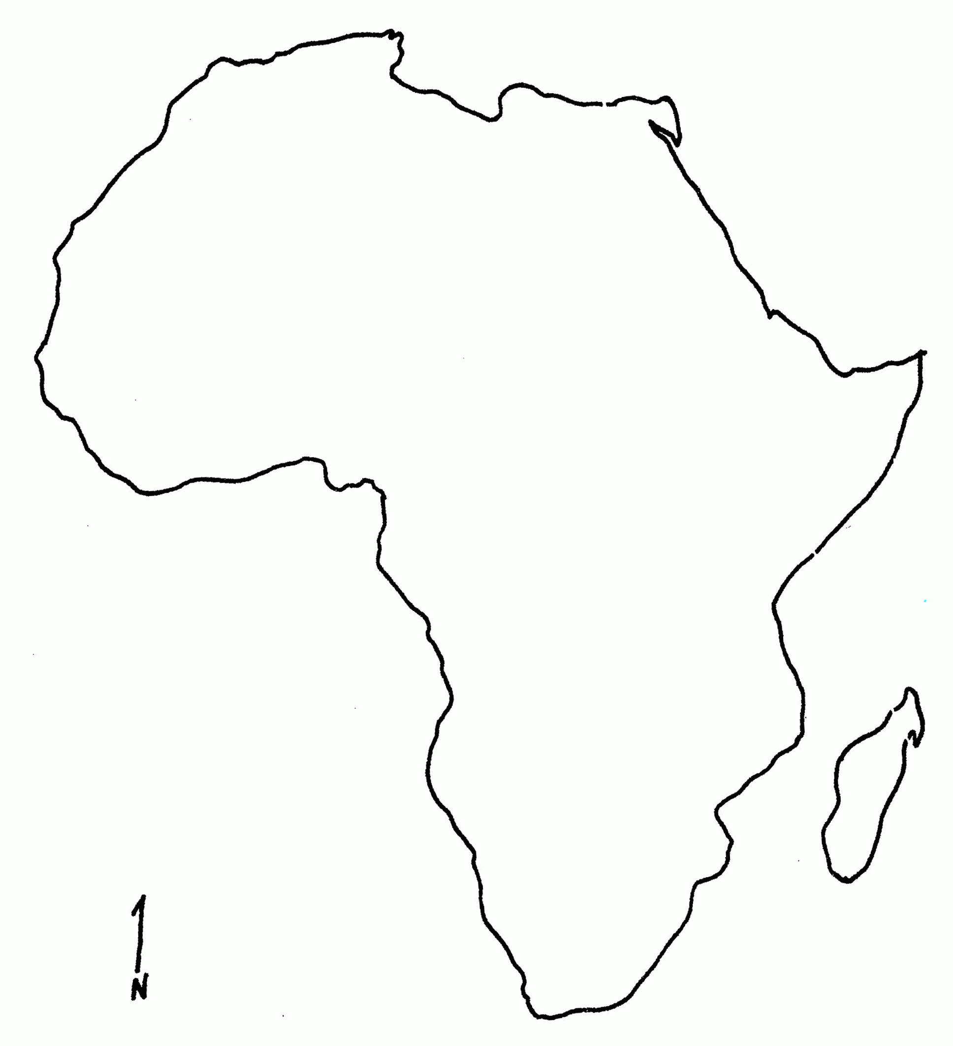 African Continent Clipart.
