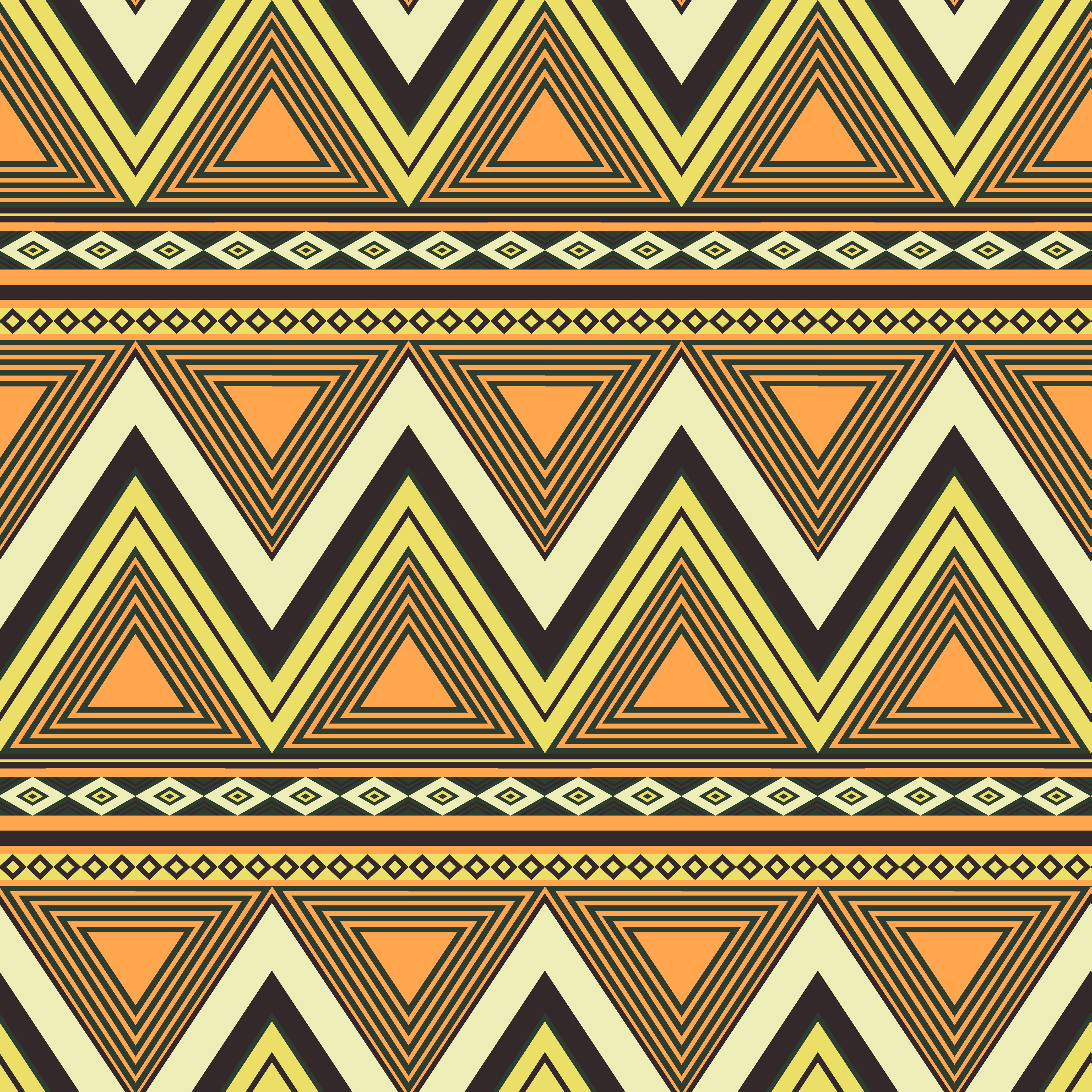 Geometric African Pattern Design by Adina Dedu 669362.