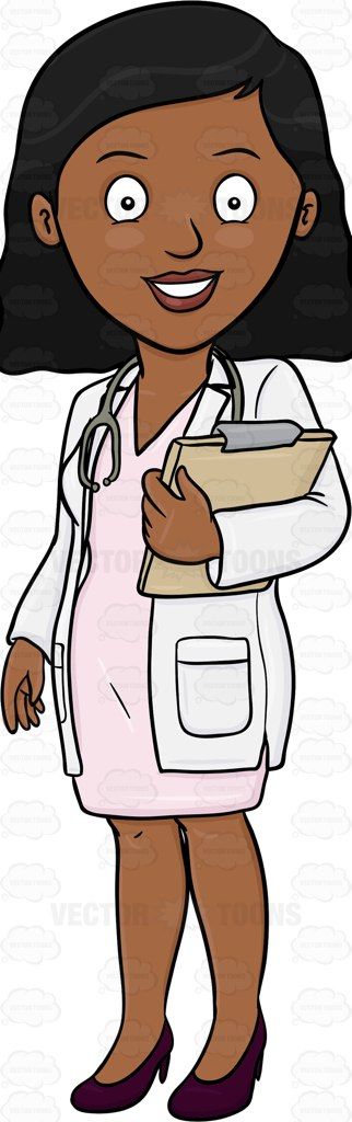 Female Medical Doctor Clipart.