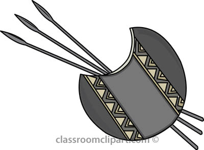 African Shield Clipart.