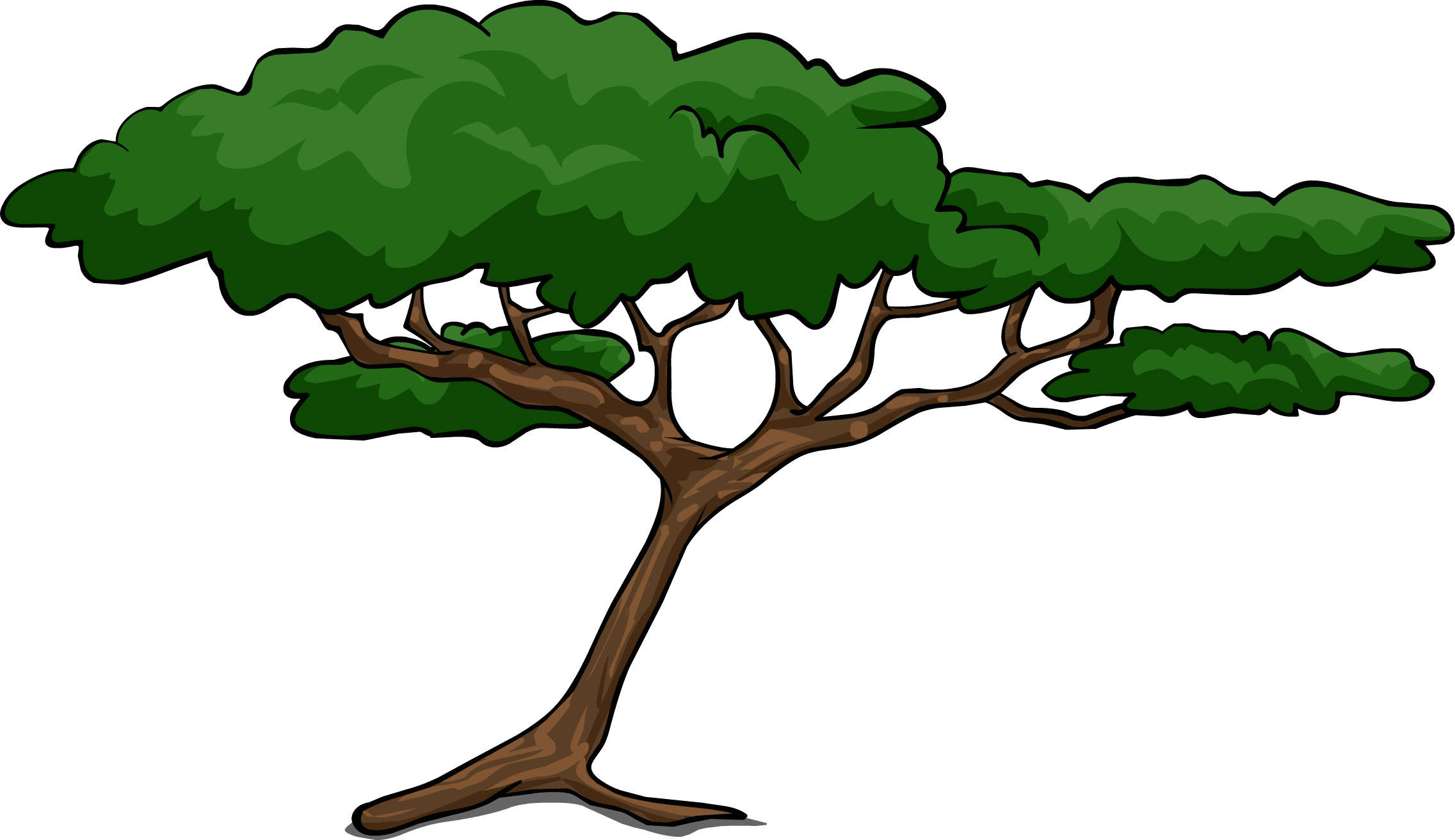 African Trees Clipart.