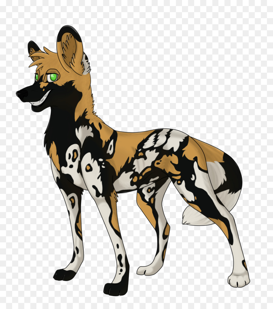 African Wild Dog Cartoon Drawing : Wild Dogs Clip Art Animals Clipart