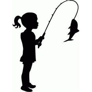 Little Boy Fishing Silhouette at GetDrawings.com.
