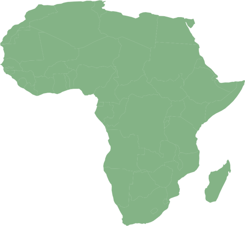 Clipart Carte Afrique.