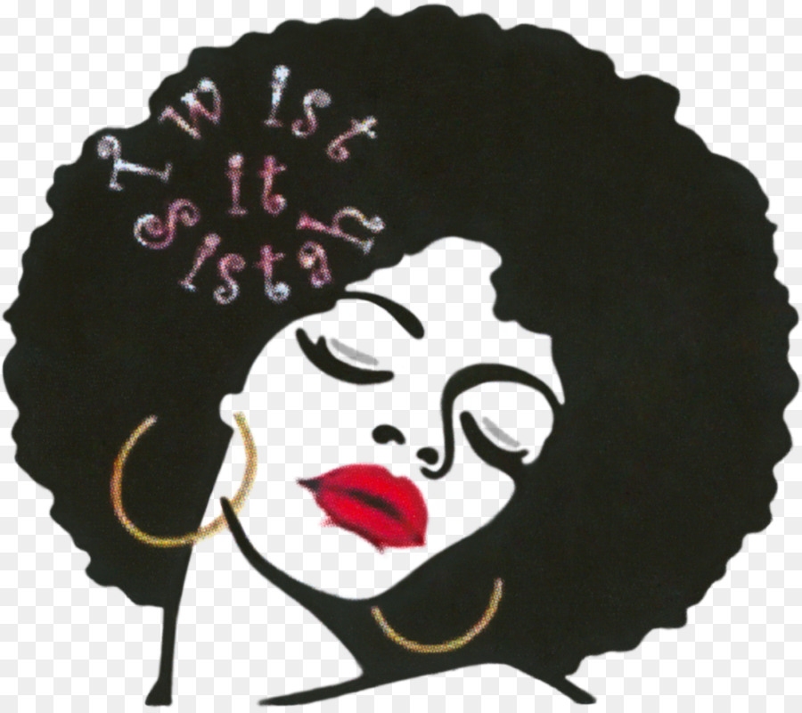 Free Woman With Afro Silhouette, Download Free Clip Art.