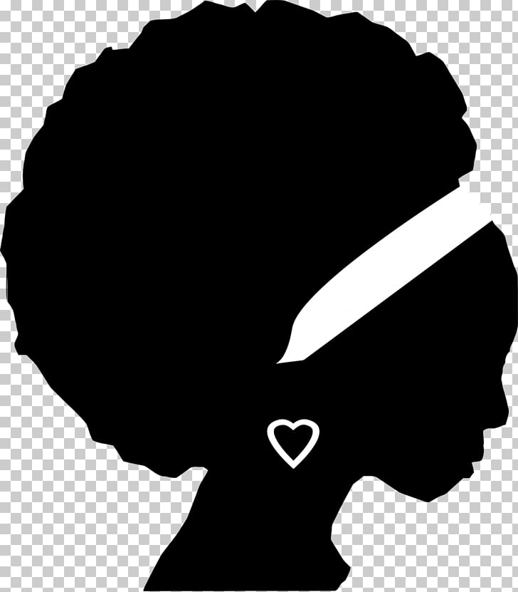 Africa Silhouette Afro Woman , afro PNG clipart.