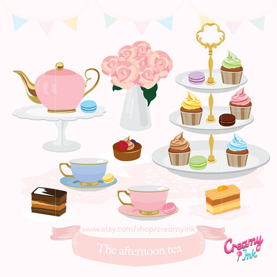 High Tea Clipart.