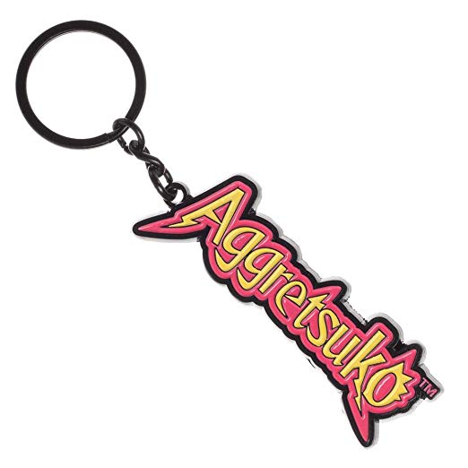 Amazon.com: Aggretsuko Logo Keychain: Clothing.