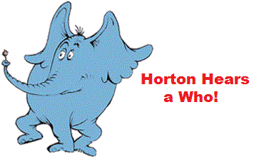 Dr Seuss Horton Hears A Who Clipart.