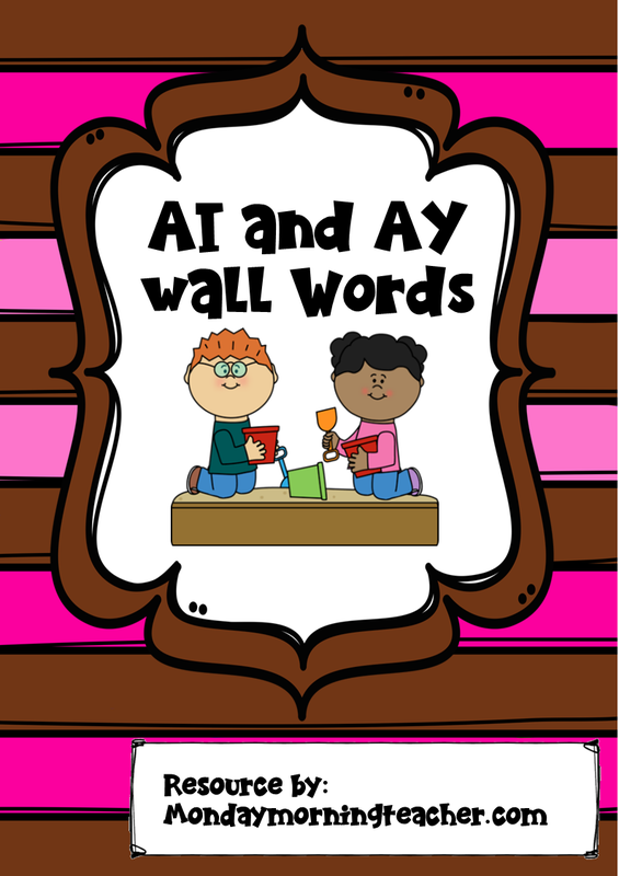 AI and AY wall Words.