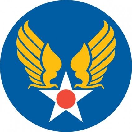 Us Army Air Corps Shield clip art.