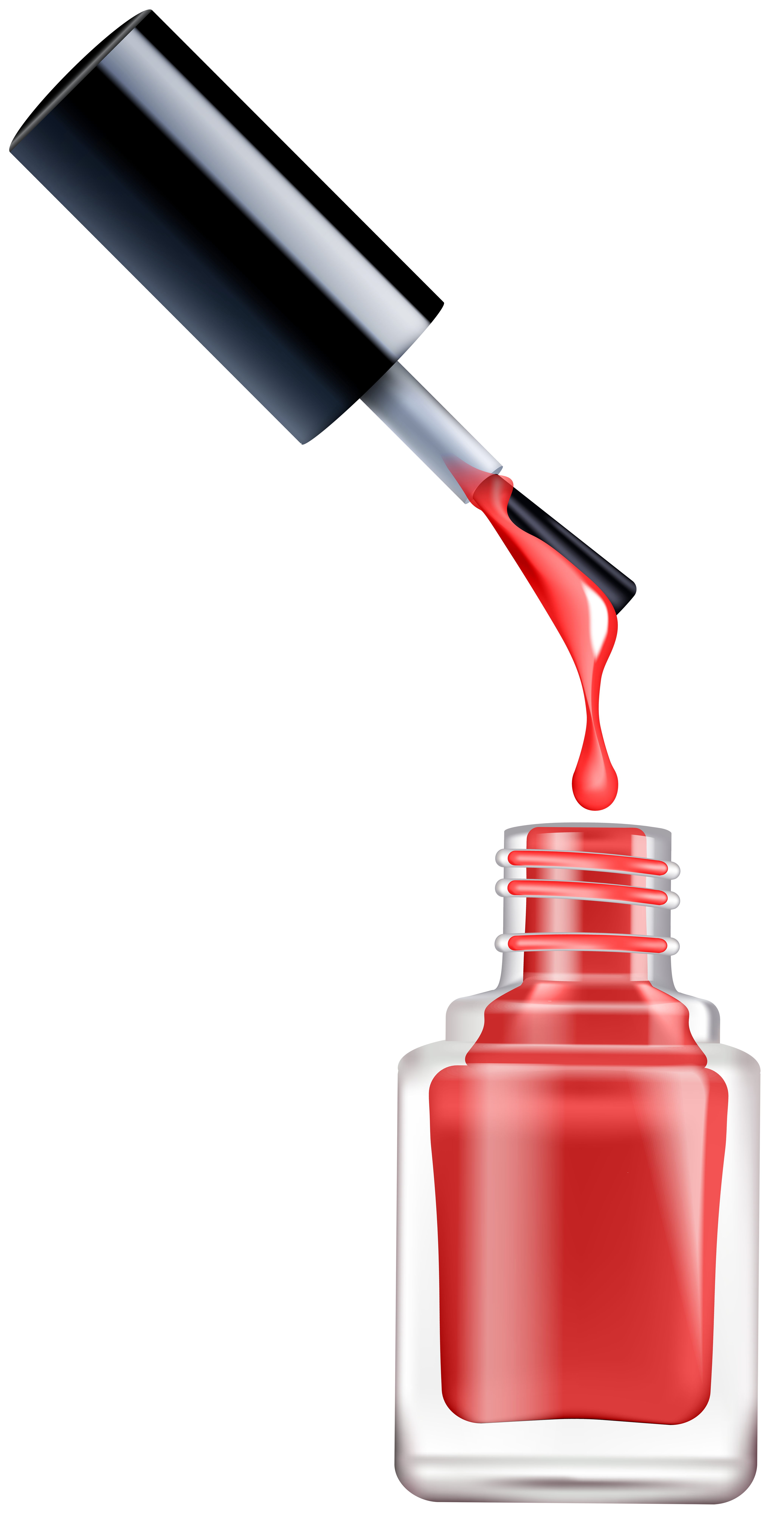 Nail Polish PNG Clip Art Image.