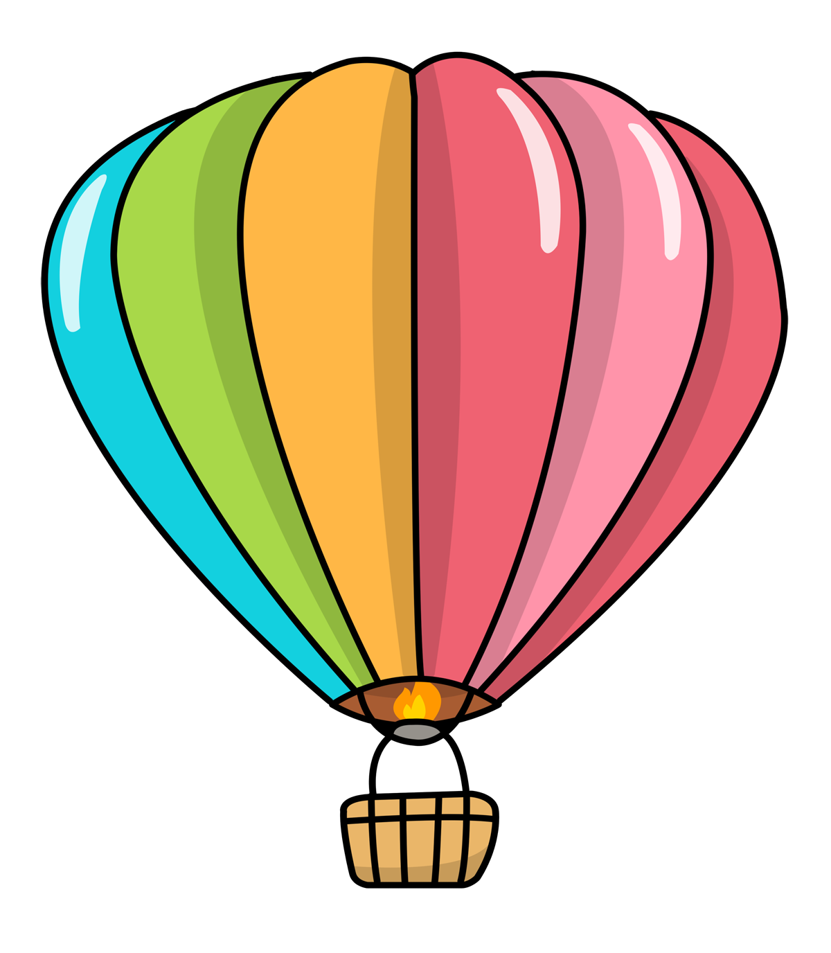 Free to Use & Public Domain Hot Air Balloon Clip Art.