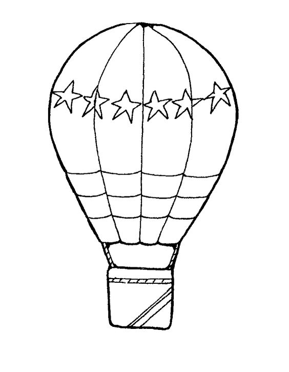 Hot air balloon.