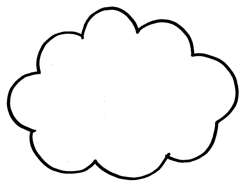 Clipart of color air clouds.