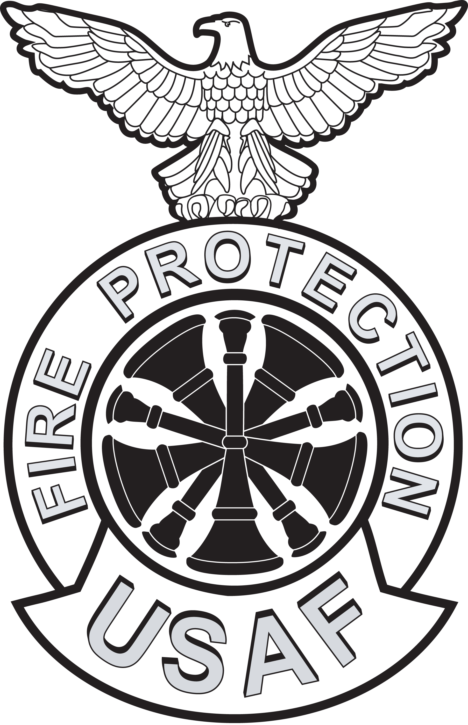 Fire Protection Shield, Chief badge.