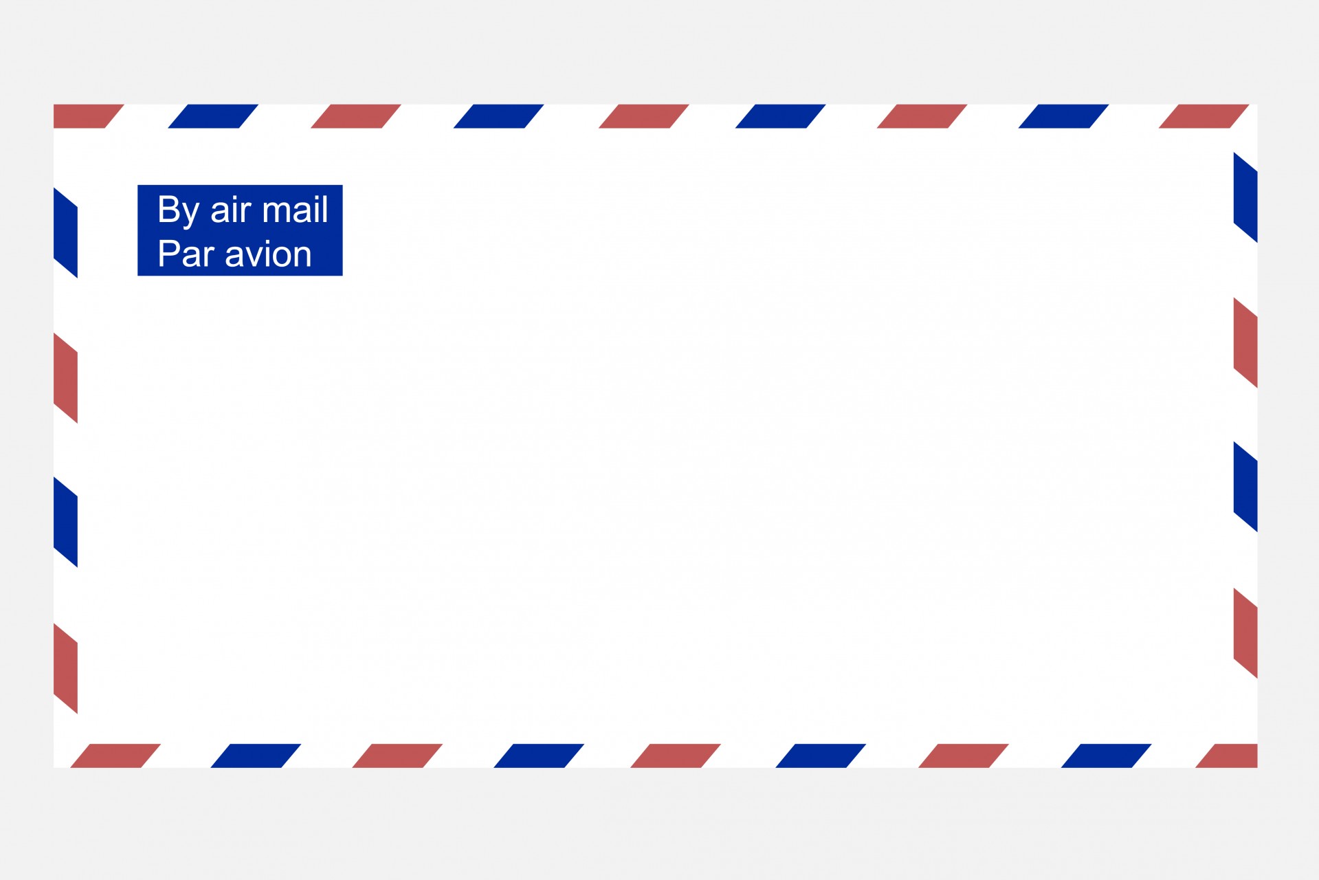 Airmail Envelope Clipart Free Stock Photo.
