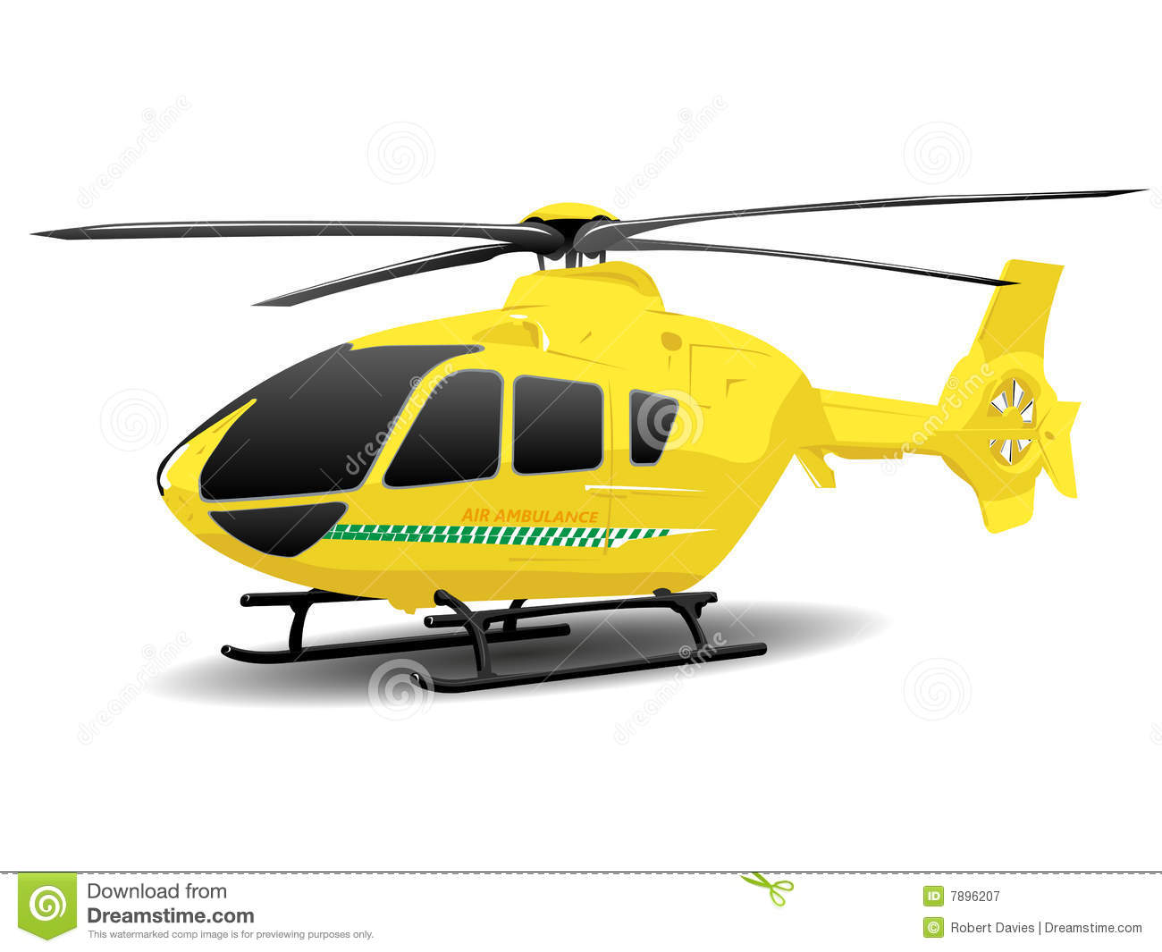 Rescue Helicopter Stock Illustrations.
