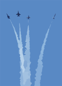 Air Show Clip Art.