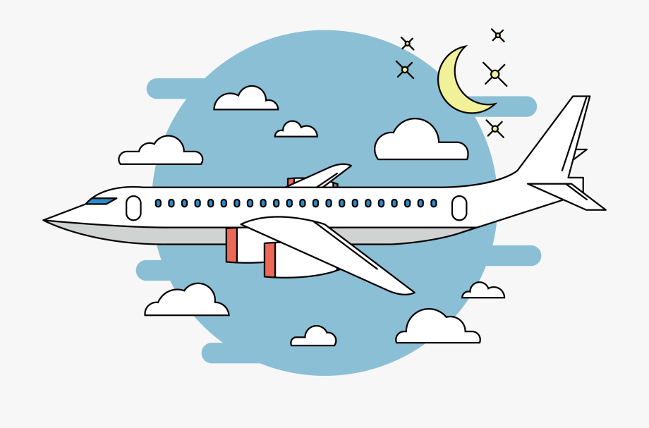 Airplane Flying Clipart.