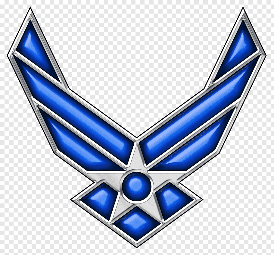 Blue logo, Virginia Military Institute Air Force Reserve.
