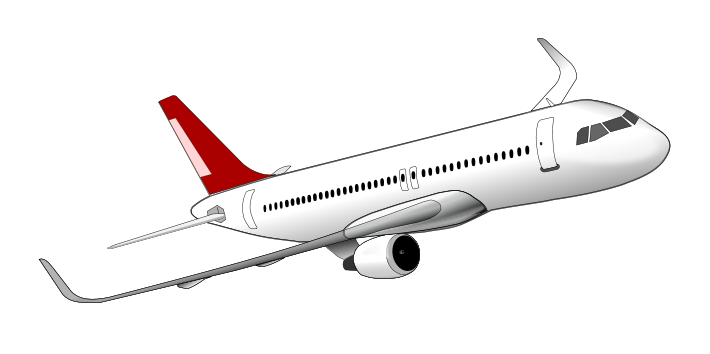Airline Jet Clipart.