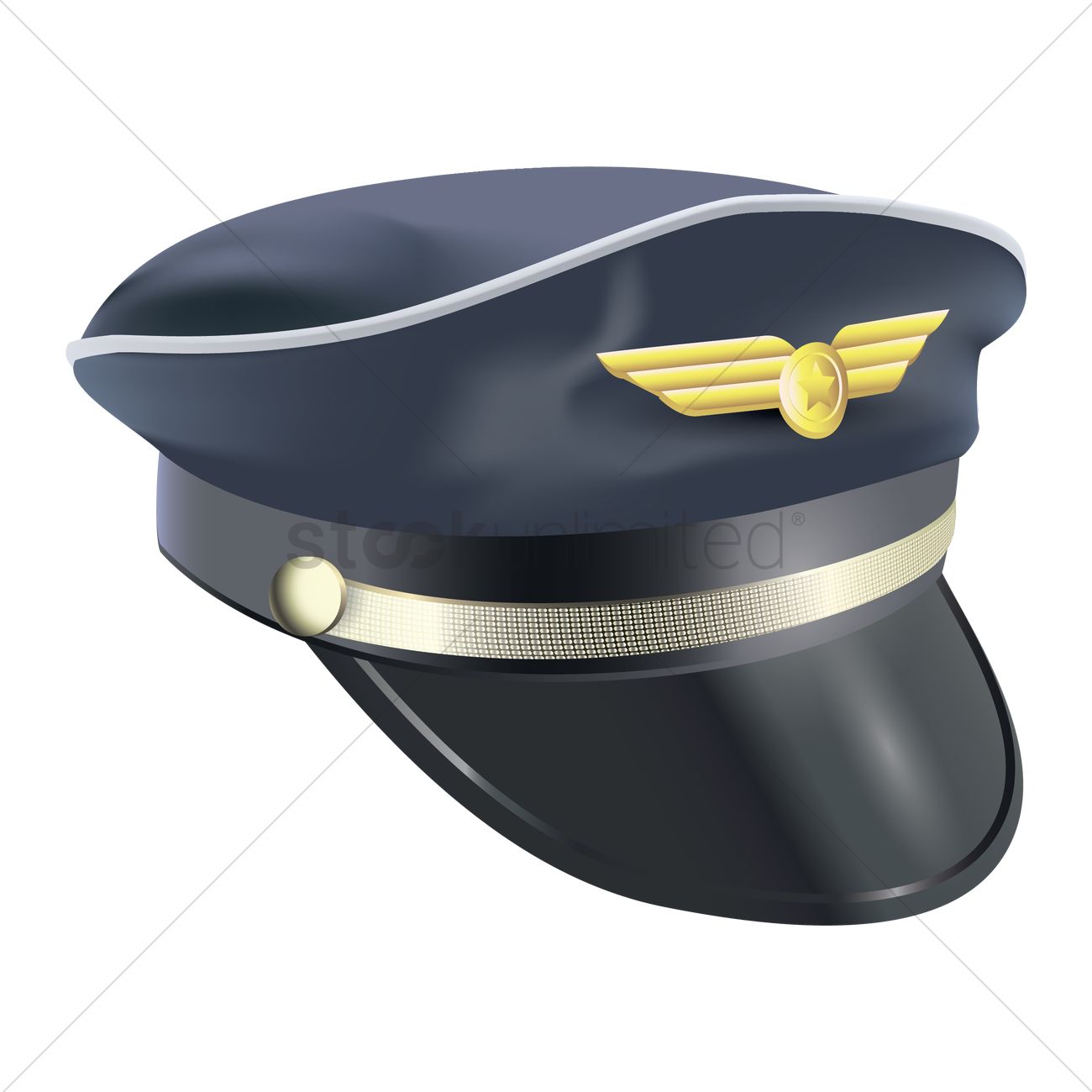Pilot Hat Clipart.