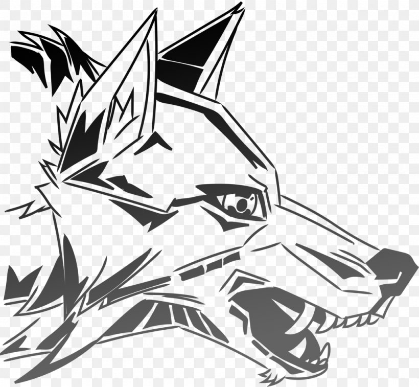 Gray Wolf Graffiti Drawing Art Sketch, PNG, 1024x946px, Gray.