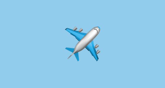 ✈️ Airplane Emoji.