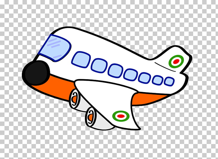 Airplane Cartoon , Cartoon Plane s, orange and white plane.