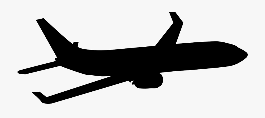 Airplane Silhouette Clip Art.