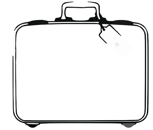 1004 Luggage free clipart.