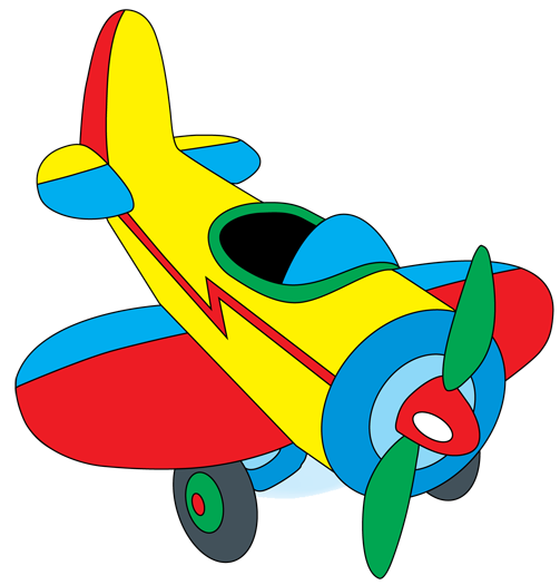 airplane toy clipart