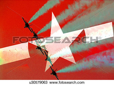 Stock Photo of Military Air Power.