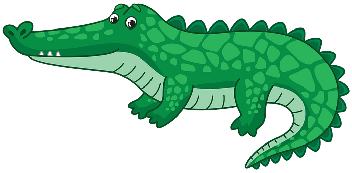 Alligator clipart. Free download..