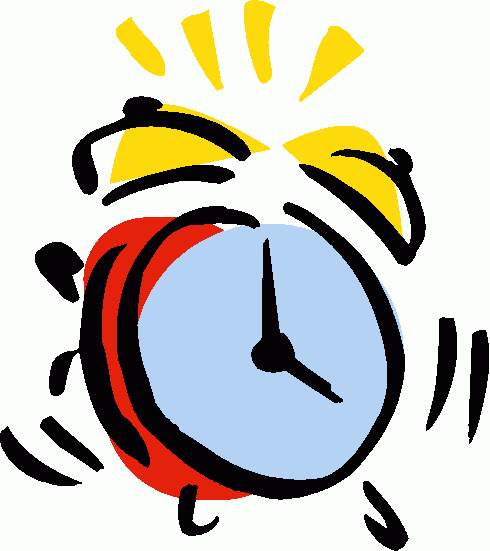 no alarm clock clipart