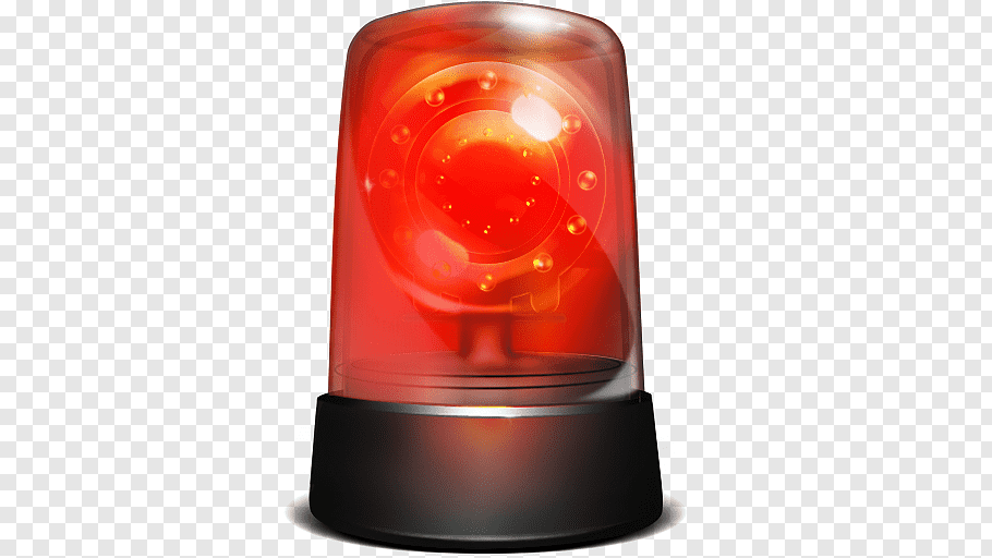 Red beacon light, Siren Alarm device Computer Icons Fire.